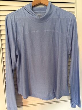 ⭐️NWT - Old Navy Active Light Blue Cloud Motion Cowl Neck Top